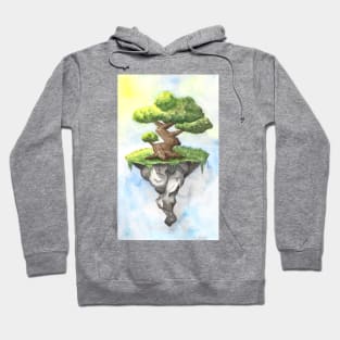 dreamy bonsai on a floating island Hoodie